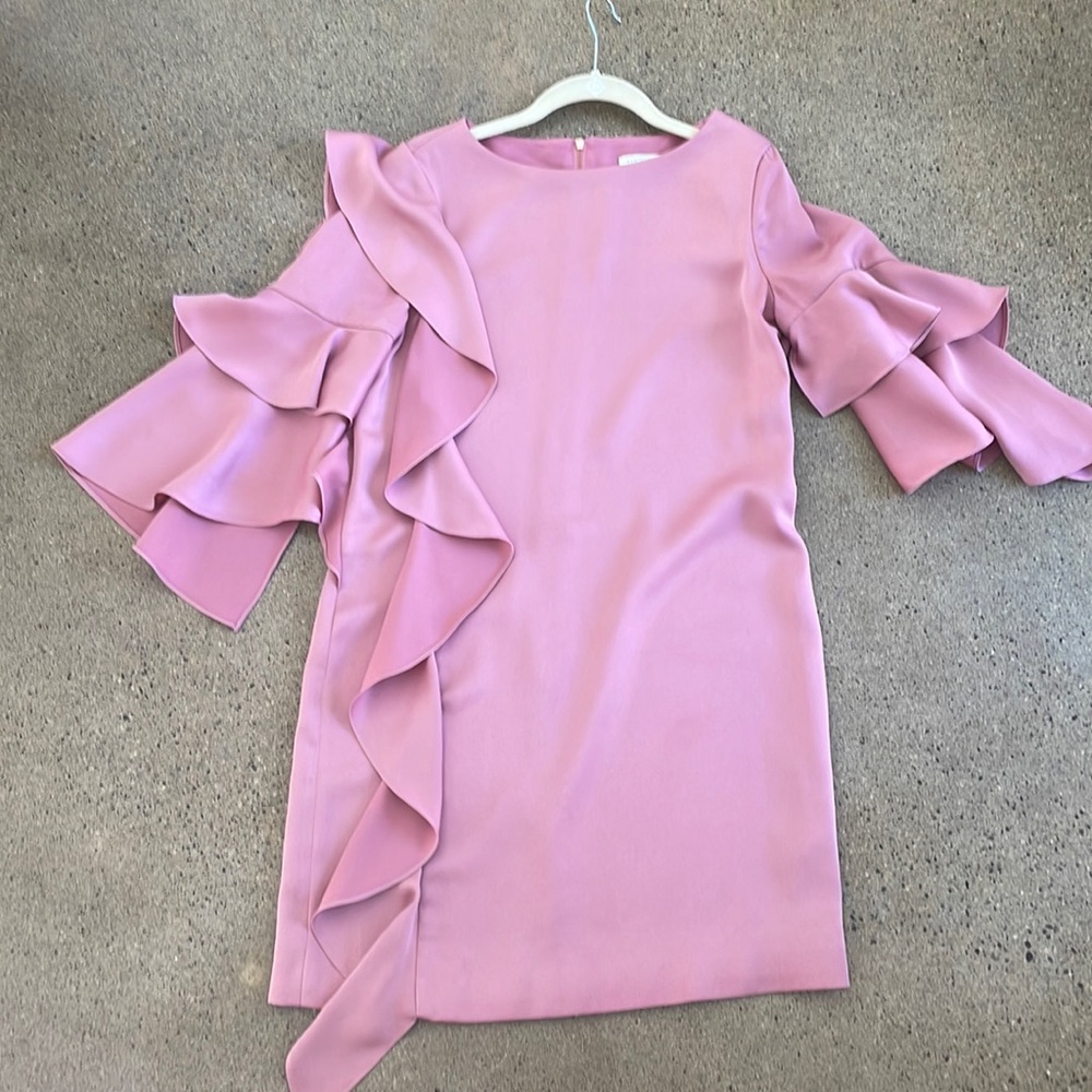 Ted Baker Blush Pink Eicio Ruffle Ruffle Tunic Dress Ted Size 1